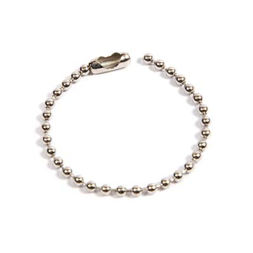 100mm Metal Ball Chain with Connector (Pack of 50)