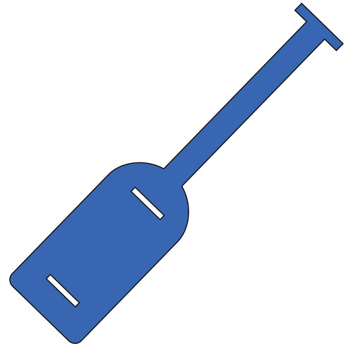 Plain ID Self-tie Tie Tags (Pack of 14) Blue 210x50 Plain ID Self-tie Tie Tags (Pack of 14) Blue 210x50