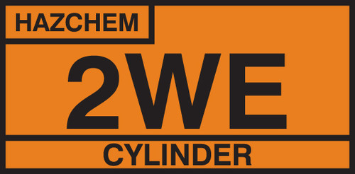 2WE cylinder storage placard sav - Safety Sign 2WE cylinder storage placard sav - Safety Sign