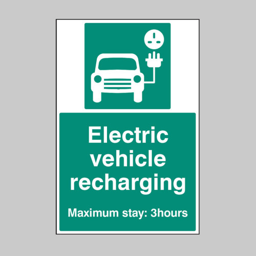 Electric Vehicle Recharging Point - Maximum Stay 3 Hours Electric Vehicle Recharging Point - Maximum Stay 3 Hours