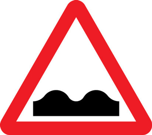 Uneven road - Safety Sign