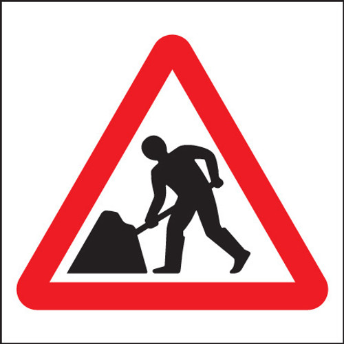 Men At Work Symbol - Safety Sign