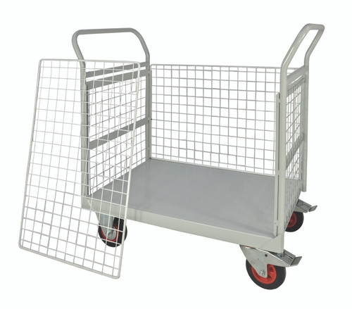 Mailroom Trolley - Full side