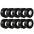 Black PVC Electrical Insulation Tape (1") 25mm x 20m (Pack of 10)