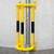TRAFFIC-LINE External Pipe Protectors - Outdoor Use - Wall Mounted - Yellow/Black