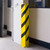 BLACK BULL Pallet Rack End Frame Protectors - Yellow/Black