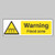 Warning Flooding Zone - Rigid Plastic