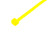 Fluorescent Yellow Cable Ties (Pack of 100)