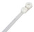 White / Natural Screw Mount Cable Ties (Pack of 100)
