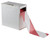 Red / White Warning Barrier Tape - Non Adhesive, 72mm (3") x 500m
