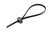 Black Button Head (Chassis Mount) 370mm x 7.6mm Cable Ties (Pack of 100)
