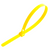 Yellow Releasable Trigger Cable Ties - 250mm x 7.6mm (Pack of 100)