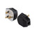 Fused Mains Thermoplastic Plug 3-Pin 13A – Black (Pack of 10)