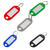 Key Fobs Assorted Colours (Pack of 12)