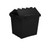 160L Large Black Tote Box (675L x 575W x 615H mm)