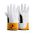 Ivory Goat Hide Leather Gauntlet (10 Pairs)