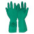 15 Mil Nitrile Flock Lined Chemical Resistant Gauntlet (10 Pairs)
