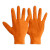Diamond grip Orange Nitrile Gloves (Case of 500)