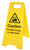 Caution forklift trucks in operation (free-standing floor sign) - Safety Sign