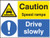 Caution speed ramps drive slowly - Safety Sign