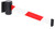 Wall mounted retractable barrier 4.6m red/white webbing 50mm wide c/w screw in wall clip