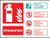 Hydrospray Extinguisher Identification - Safety Sign