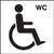 Disabled Wc Symbol - Safety Sign