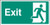 Exit - right symbol - Safety Sign