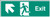 Exit - up and left - Safety Sign