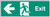 Exit - left - Safety Sign