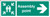 Assembly point right - Safety Sign