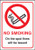 No smoking on the spot fines will be issued - Safety Sign