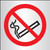 No Smoking 140X140mm Aluminium - Safety Sign