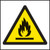 Flammable symbol - Safety Sign