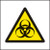 Biohazard symbol 25x25mm self adhesive - Safety Sign