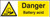 Danger battery acid - Safety Sign