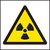 Radiation roll of 100 labels 50x50mm - Safety Sign