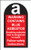 100 Self Adhesive labels 27x50mm contains blue asbestos