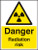 Danger Radiation Risk - Safety Sign