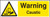 Warning caustic - Safety Sign