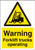 Warning Forklift Trucks Operating A4 - Safety Sign