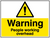 Warning People Working Overhead - Safety Sign