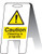 Caution cleaning in progress (self standing folding sign) - Safety Sign