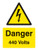 Danger 440 volts - Safety Sign