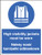 High visibility jackets must be worn (English/polish) - Safety Sign