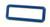 Suspended frame 600x200mm blue c/w kit