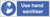 Use hand sanitiser - Safety Sign