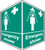 Emergency shower - projecting sign - Safety Sign