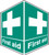 First aid - projecting sign - Safety Sign