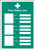 First aiders are (space for 3) adapt-a-sign 215x310mm - Safety Sign